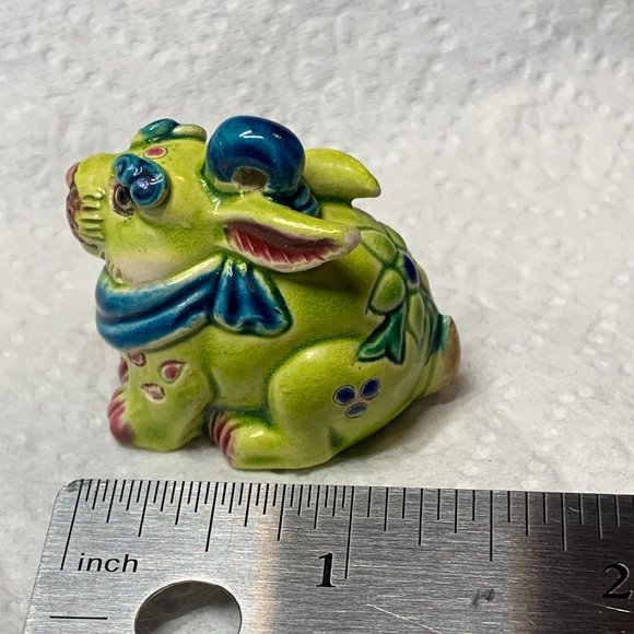 Taiwan Koji Cochin Pottery (Year of the Rabbit - Whistle) - Picture 2 of 5